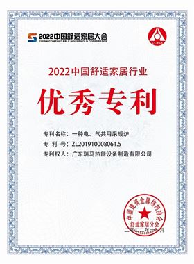 【喜报】广东瑞马荣获“2022中国舒适家居行业优秀专利”