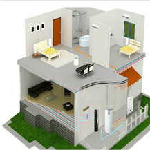燃气壁挂炉水暖地板辐射采暖优点