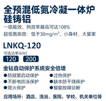 全预混低氮冷凝一体炉（LNKQ-120）